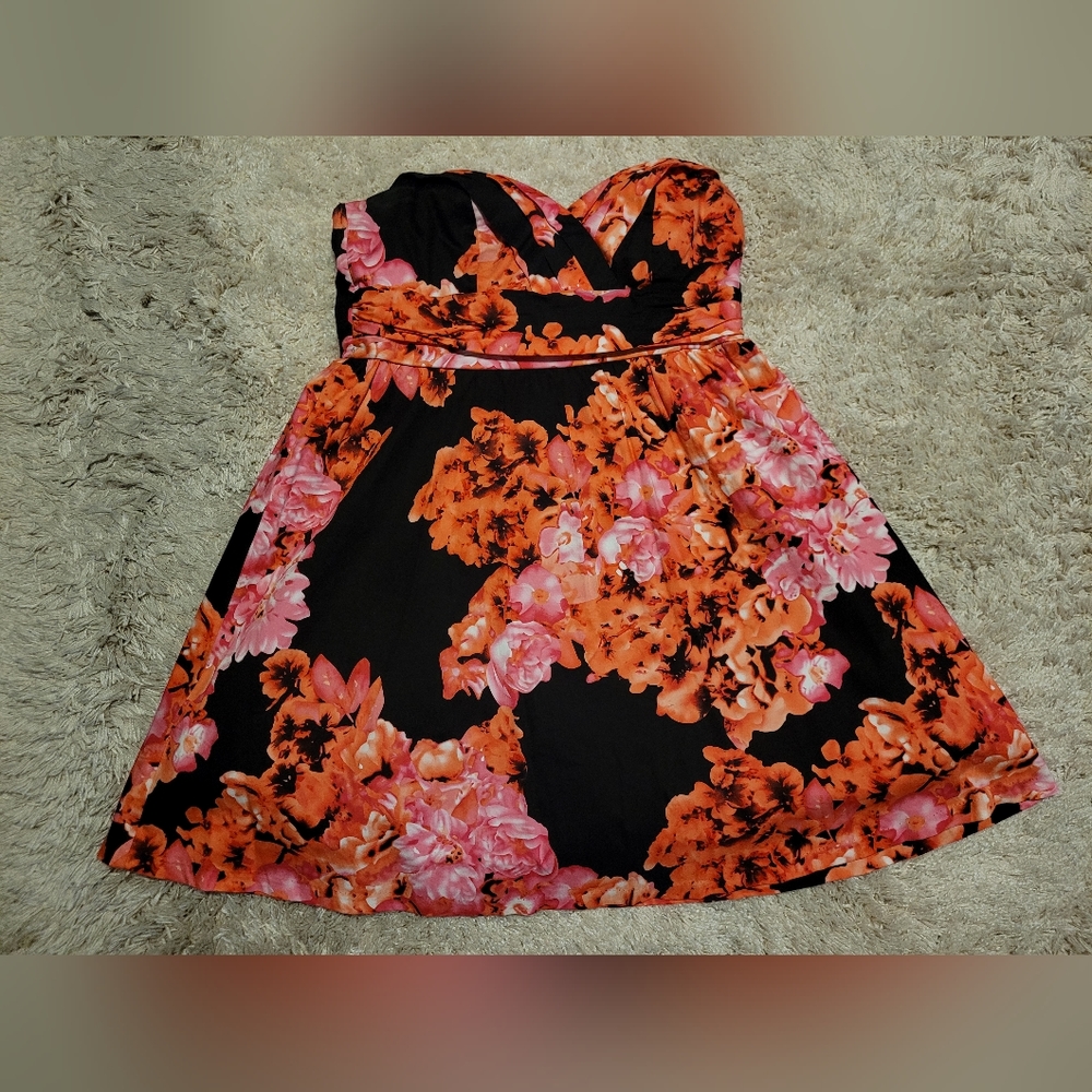 Strapless party dress
